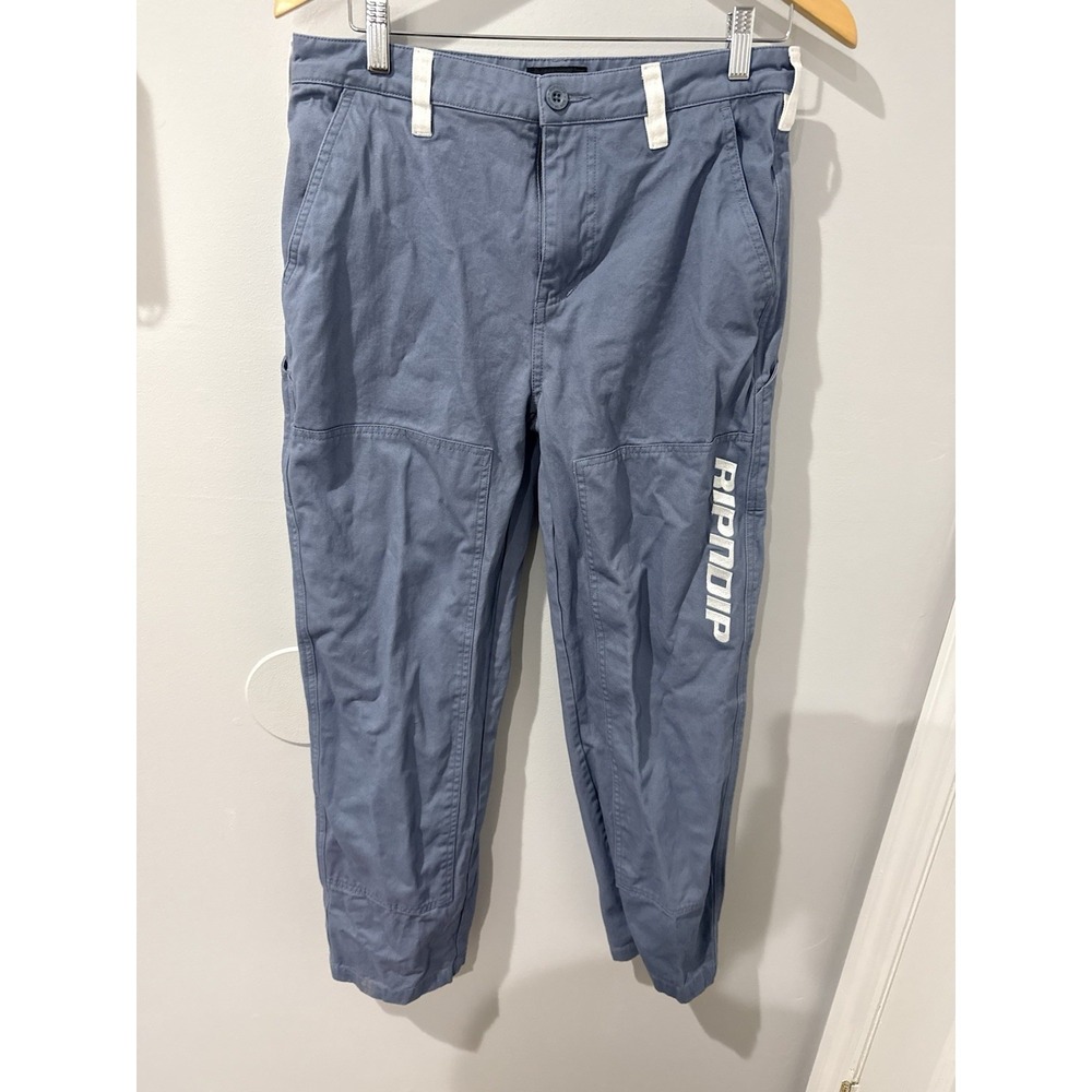 Rip N Dip Men's Cargo Carpenter‎ Pants Blue Sz 32 V